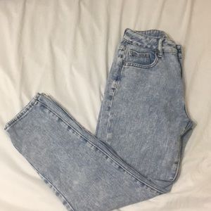 Acid wash PacSun mom jeans